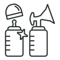 baby bottle parts icon