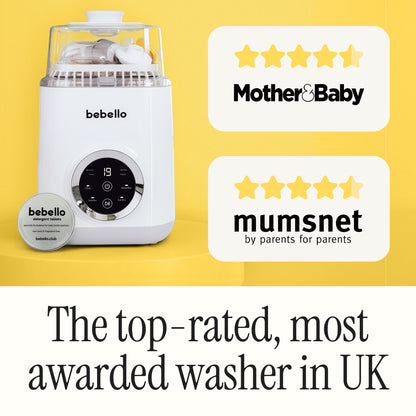Top rated, most awarded washer in UK. 4.5 stars from mother&baby and mumsnet